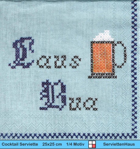 Lausbua - 1 Cocktail Serviette